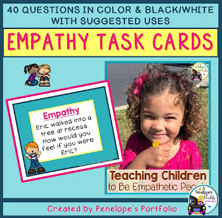 Empathy Character Education - Social Skills Task Cards