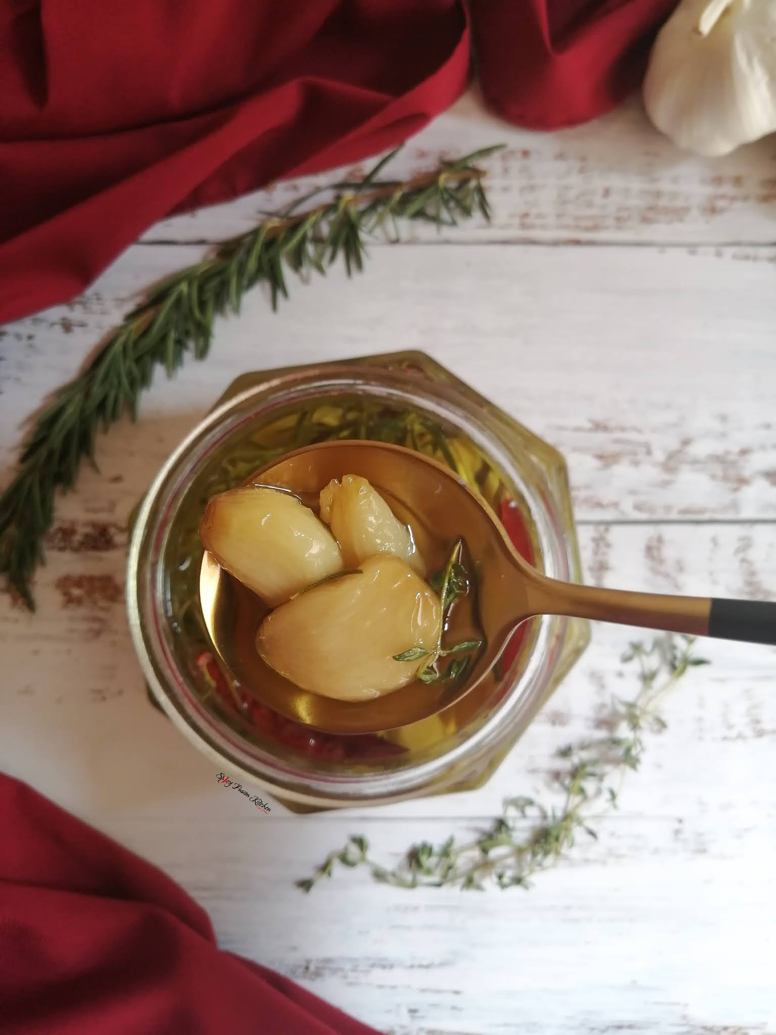Easy Garlic Confit Spicy Fusion Kitchen