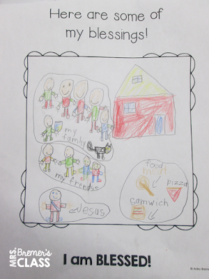 Thanksgiving flip books are a fun activity where students can reflect on their many blessings as they celebrate Thanksgiving day. Perfect for K-3. #Thanksgiving #blessings #flipbooks #kindergarten #1stgrade #2ndgrade #3rdgrade