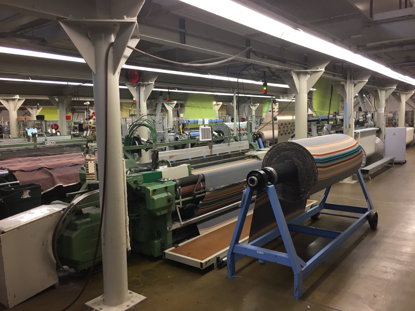 CHAD'S DRYGOODS CHAD'S FACTORY VISIT PENDLETON WOOLEN MILLS