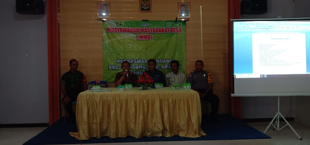 Pelaksanaan Musyawarah Masyarakat Desa Puskesmas Gondang