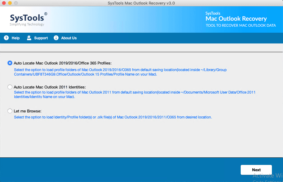 ensure the outlook 2016 for mac profile identity data is stored under the correct default location ensure the outlook 2016 for mac profile identity data is stored under the correct default location