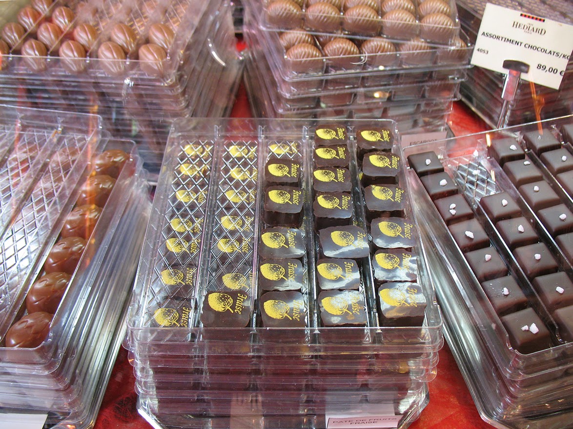 delicious chocolates at Hédiard, Paris