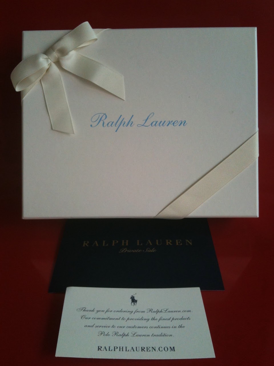 Ralph Lauren with Gift Boxes