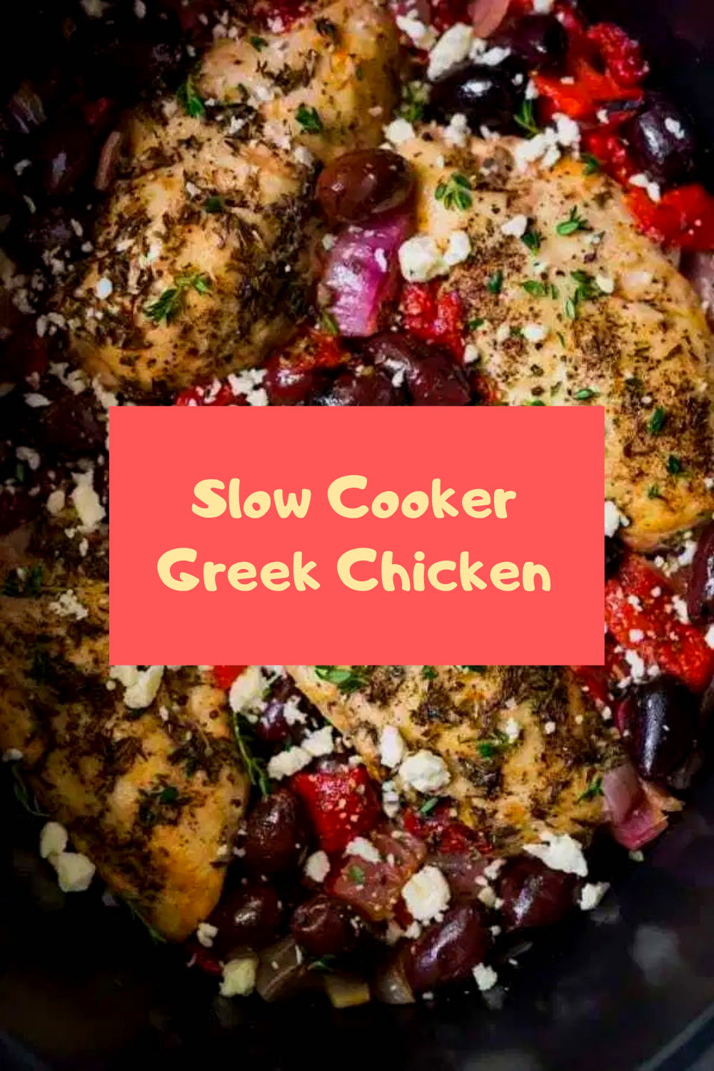 Slow Cooker Greek Chicken