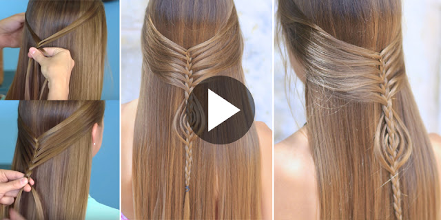 Learn How To Create Easy Mermaid Braid Combo Hairstyle See