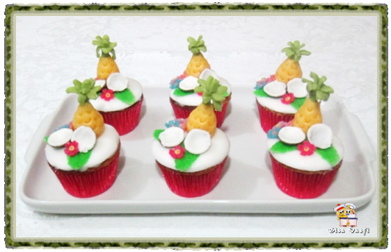 Cupcake pina colada 1 Cupcake pina colada 1