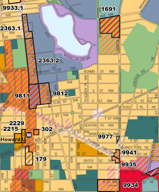bloomingdale here are the proposed amendments to the Map of the DC