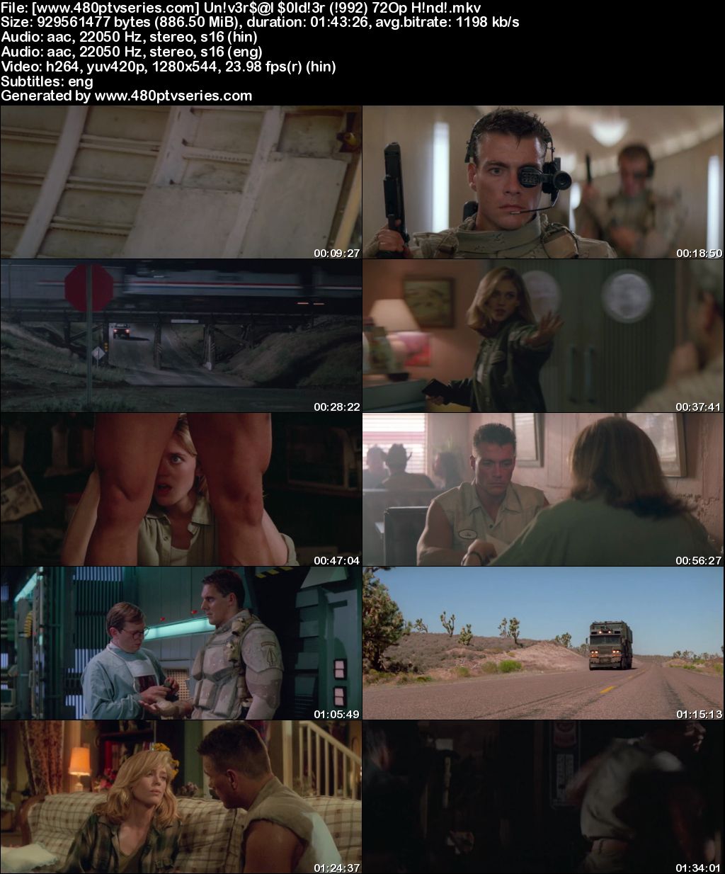 Download Universal Soldier (1992) 850MB Full Hindi Dual Audio Movie Download 720p Bluray Free Watch Online Full Movie Download Worldfree4u 9xmovies