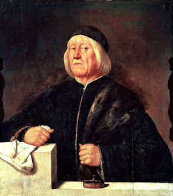 A portrait of Teofilo Folengo by Girolamo Romanino, owned by the Uffizi museum in Florence