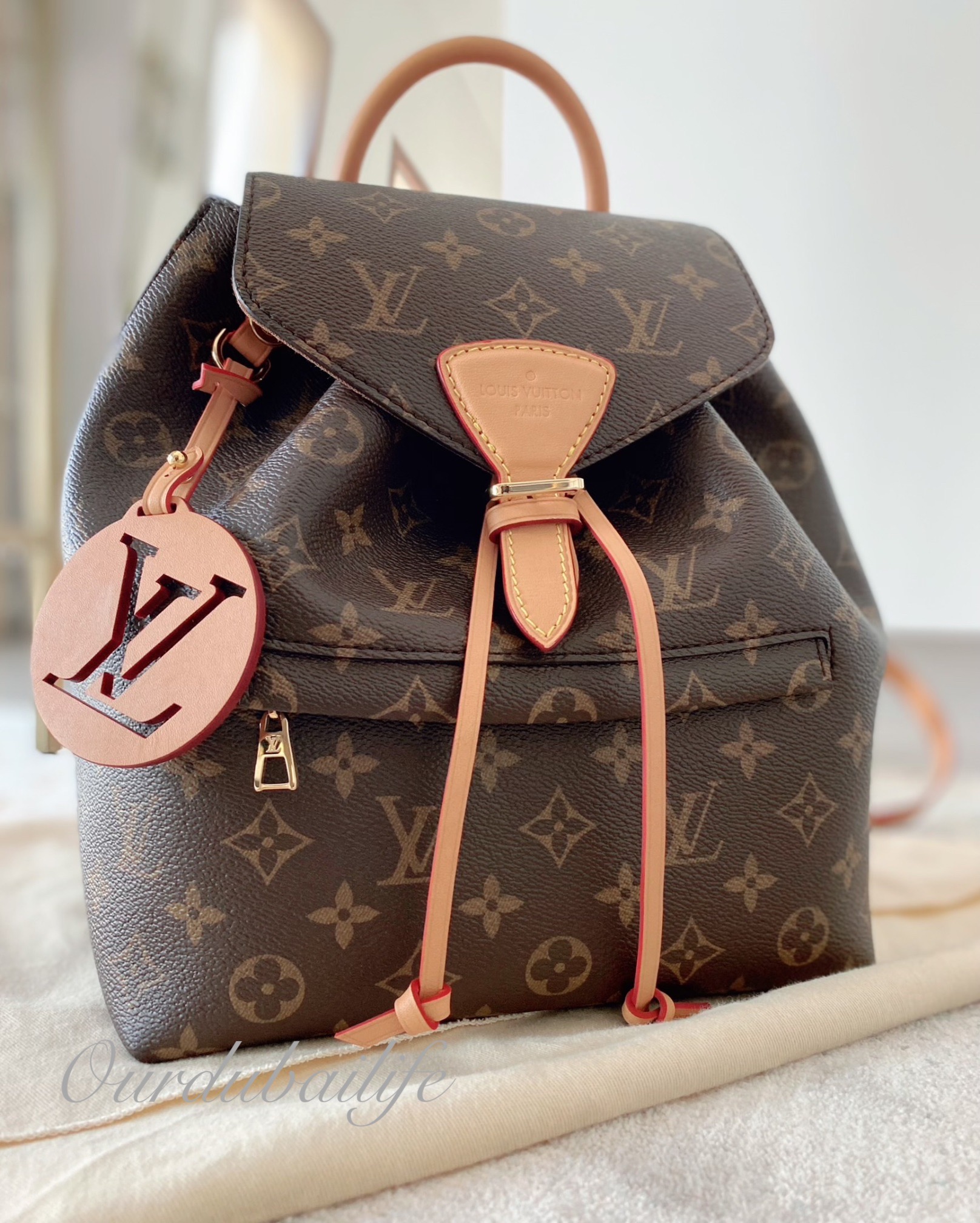 LV Montsouris Natural PM Backpack New Release 2020