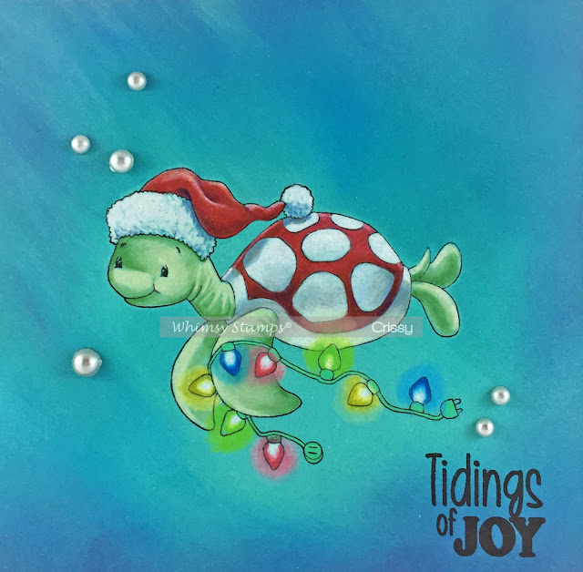Crissy's Art & Heart Turtle Christmas Lights