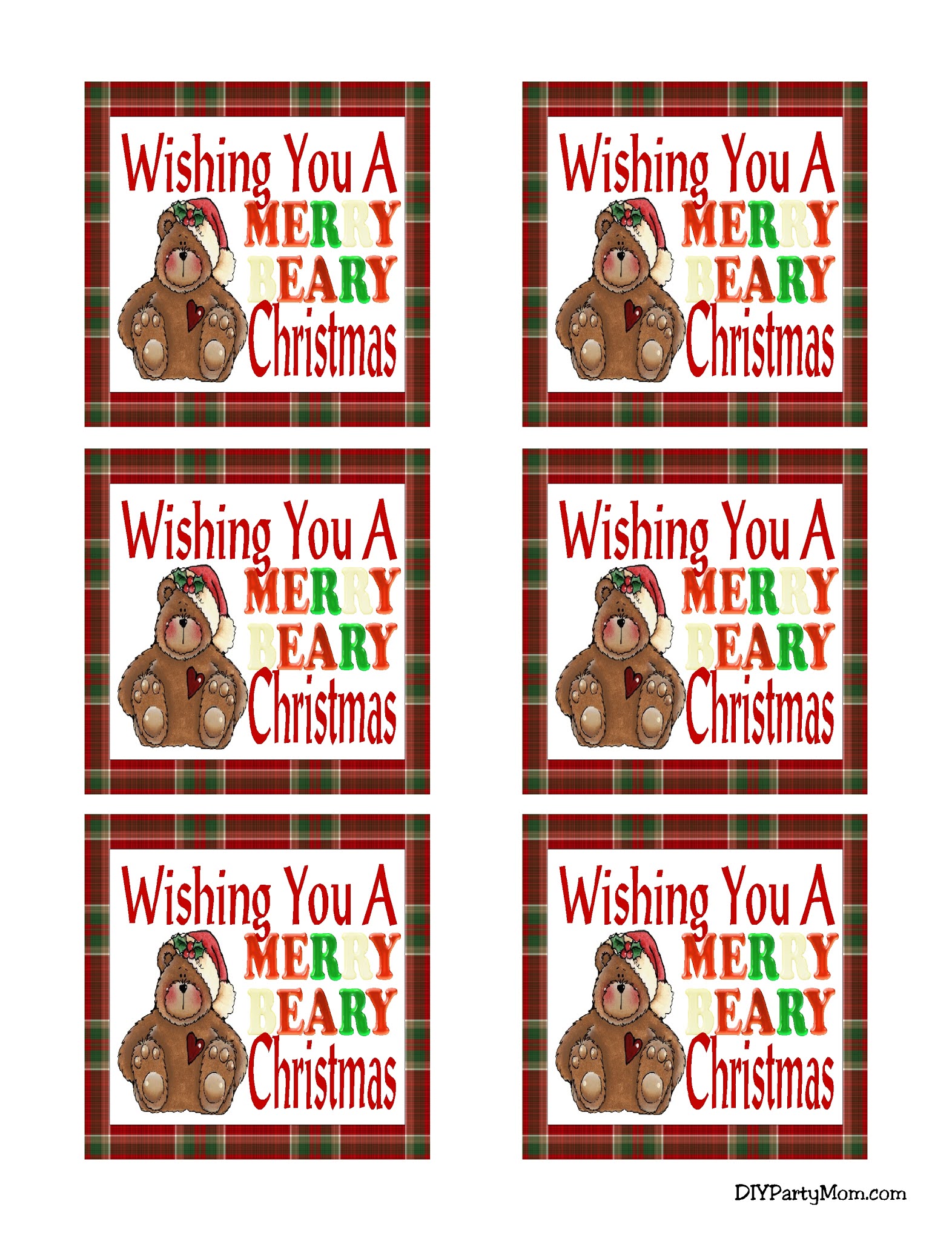 Wishing You A Merry Beary Christmas Candy Mason Jar Gift DIY Party Mom Wishing You A Merry Beary Christmas Candy Mason Jar Gift DIY Party Mom