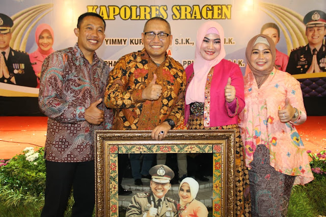 Dandim Sragen Hadiri Malam Kenal Pamit Kapolres Sragen