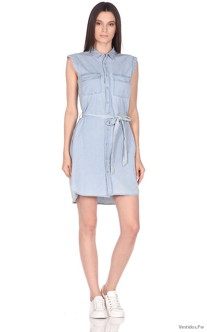 +30 [FOTOS] Vestidos de Mezclilla Con