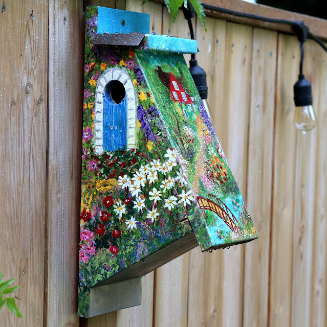 Create With Mom Painted Bird House