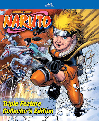 Naruto Triple Feature Collectors Edition Bluray Steelbook