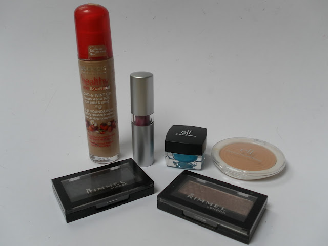 A picture of makeup products
