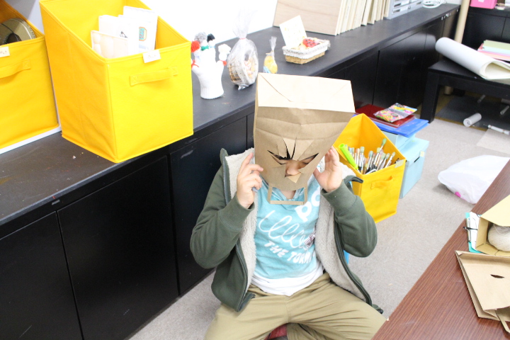 鬼のお面を作ろう