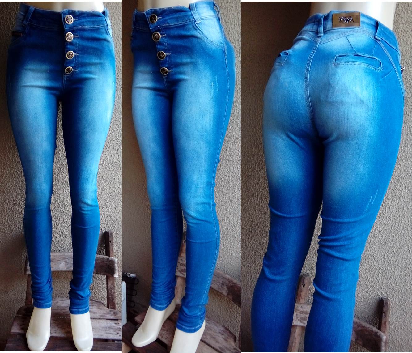 sandalia anabela estampada