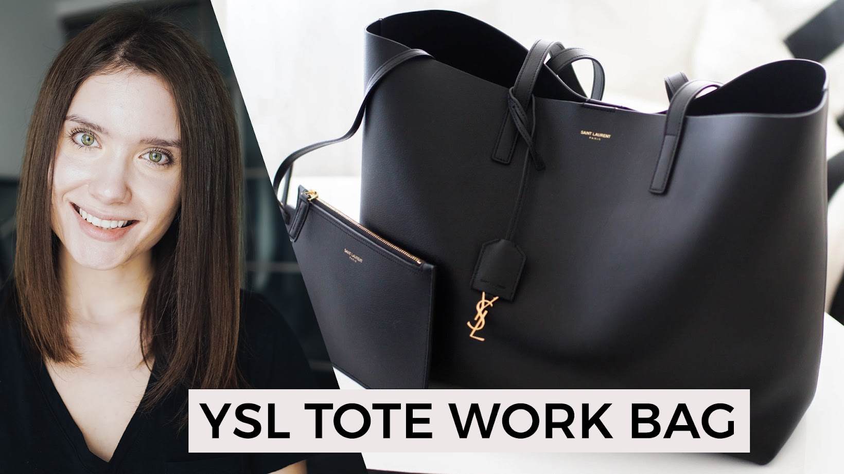 julia caban YSL Saint Laurent Tote Work Bag Unboxing & Review