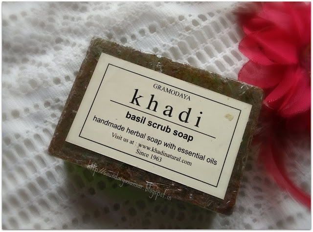 Khadi Basil Scrub Soap Review