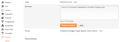 setelan dasar deskripsi blog setelan dasar deskripsi blog