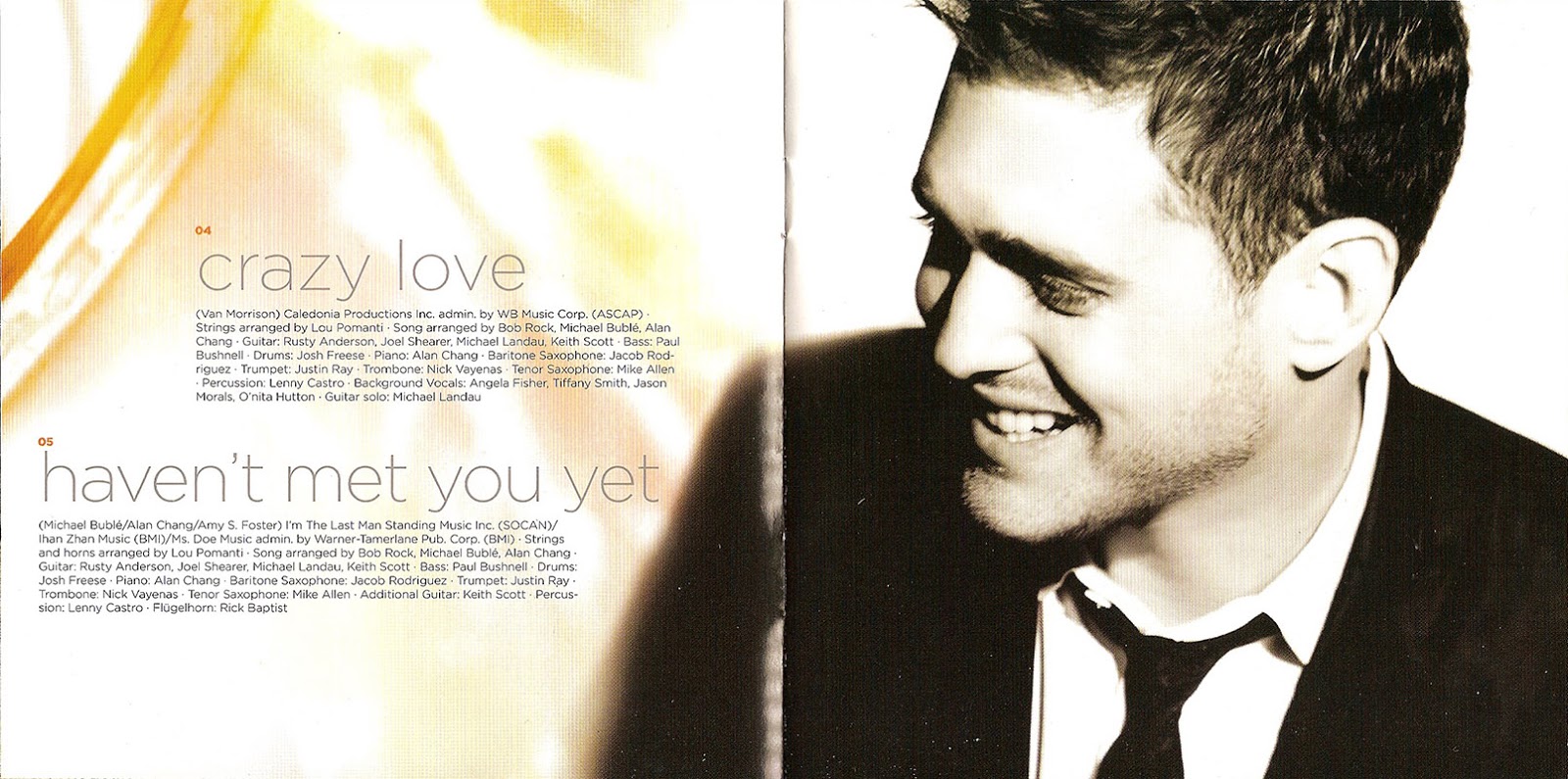 Encarte Michael Bublé Crazy Love (Hollywood Edition) Encartes Pop