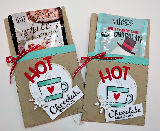 Hot Chocolate Treat Holder - Stamp with Heather