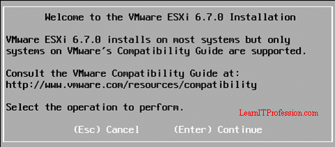 how to install and configure vmware esxi 6.7