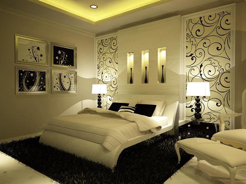 Wonderful Stylish Wallpaper For Bedroom Design Decor Units