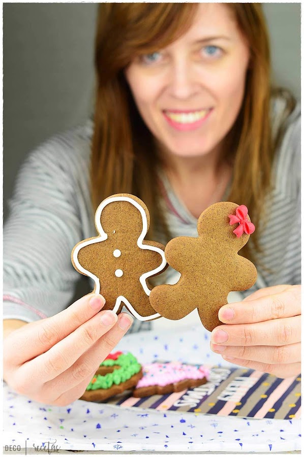 galletas de jengibre perfectas con glasa- galletas de jengibre y canela- galletas de jengibre receta fácil para navidad- galletas de jengibre saludables