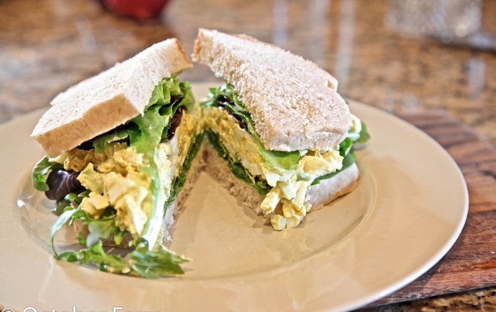 Curried Egg Salad Sandwich