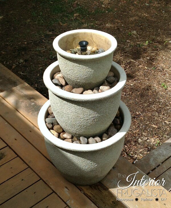 How To Build A Water Fountain Using Pots Encycloall