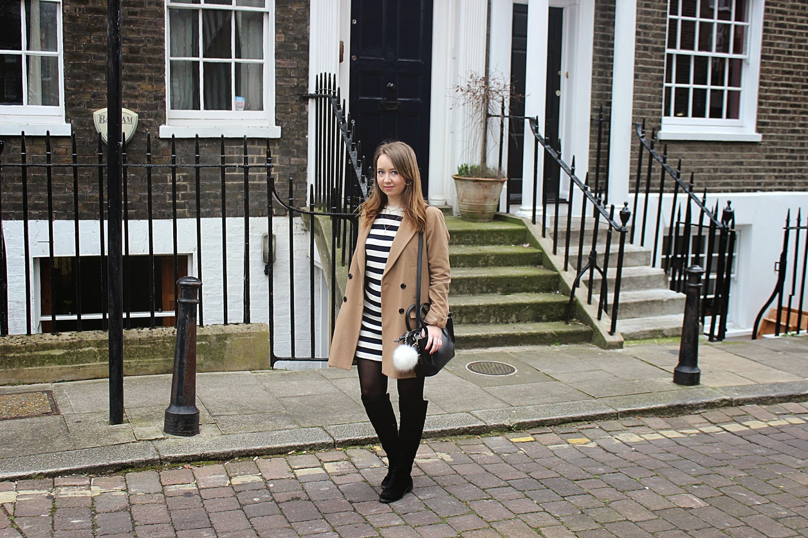 Navy Stripe Dress