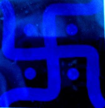 Goa das Ferienparadies: Indische Glücksbringer (Swastika)