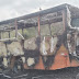 Ônibus é incendiado no interior de Prudentópolis