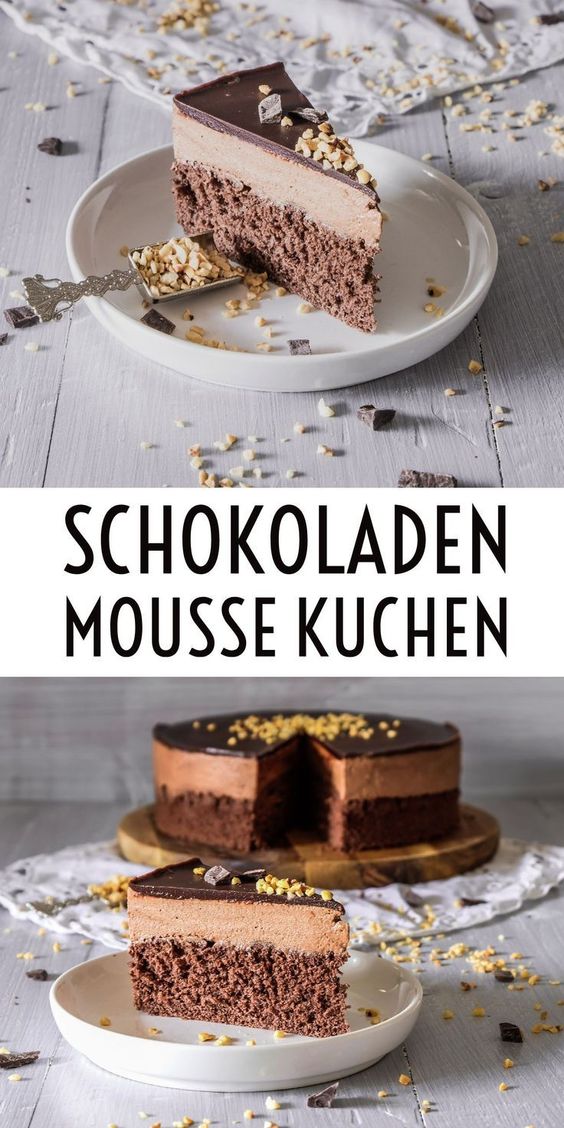 Schokoladen Mousse Kuchen - Easy Food Recipes