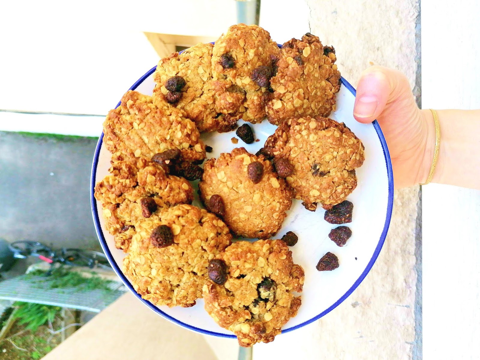 Cookies vegan sans gluten amande framboise