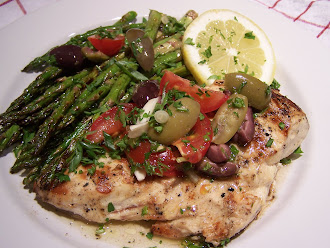Grilled Chicken & Asparagus Provencal