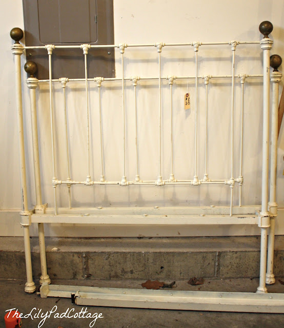 iron bed makeover