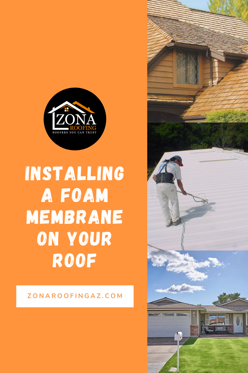 Zona Roofing Foam Roofing Mesa, AZ Installing a Foam Membrane on your