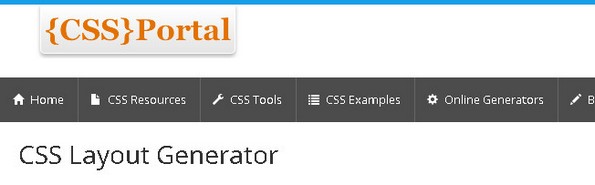 CSS Portal - CSS layout generator