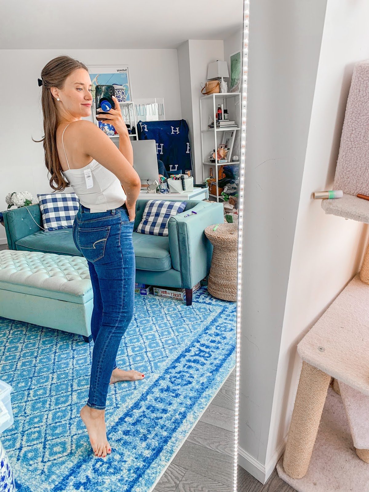 American Eagle Outfitters Denim Review + Try On | Connecticut Fashion and Lifestyle Blog 