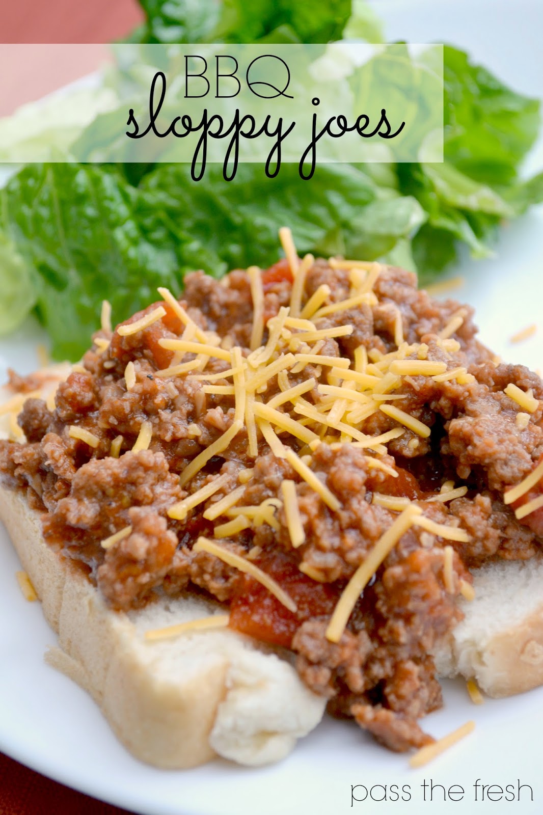 Pass the Fresh BBQ Sloppy Joes