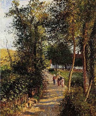 French painter Camille Pissarro classical paintings Impressionist Artist wallpapers