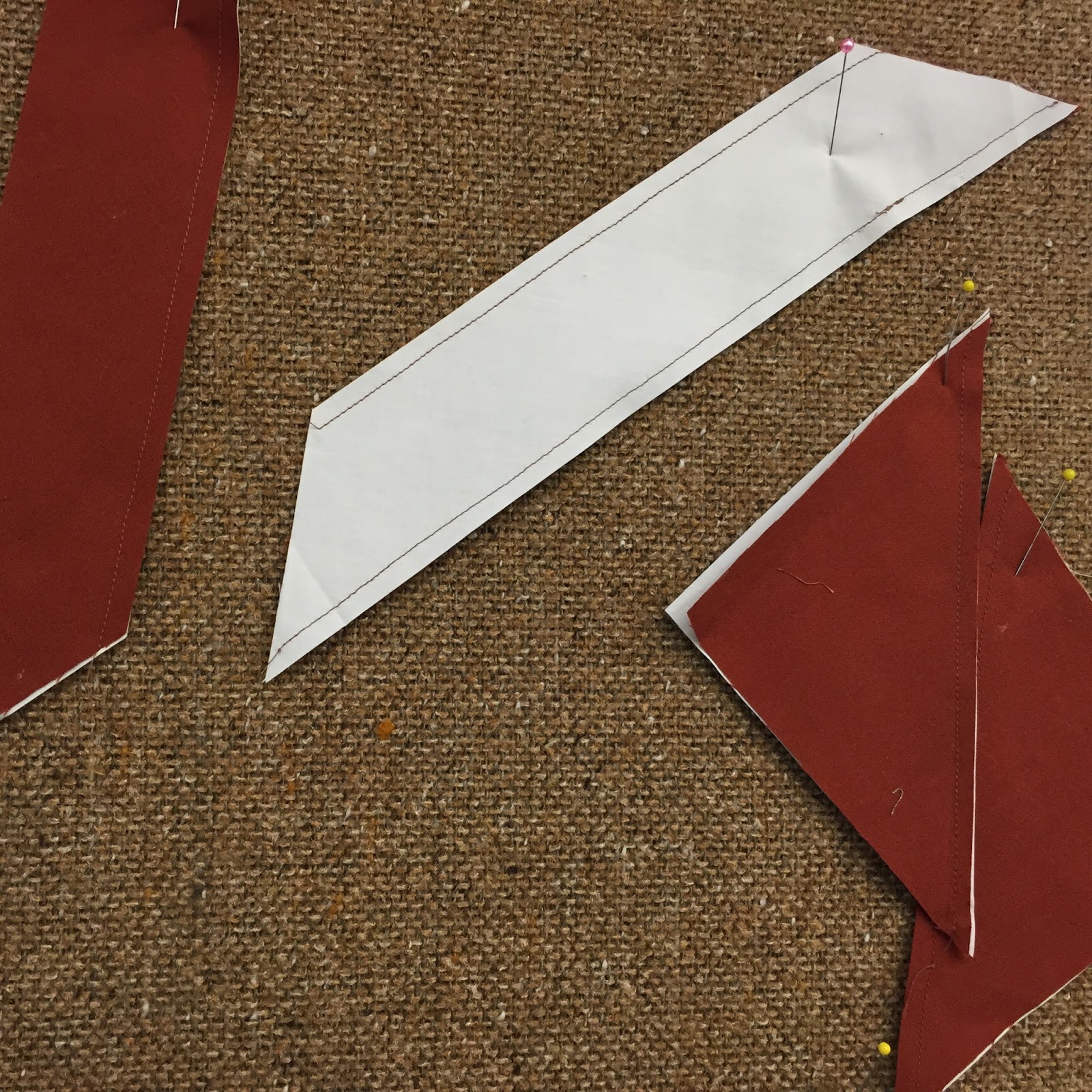 Always in Stitches at Ben's: Mini Triangle Ruler Demo and Quilt