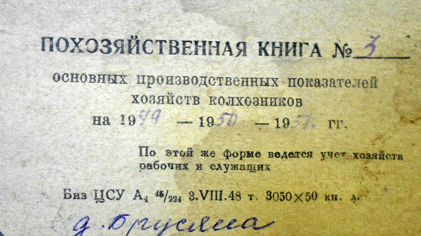 похозяйственные книги архив.