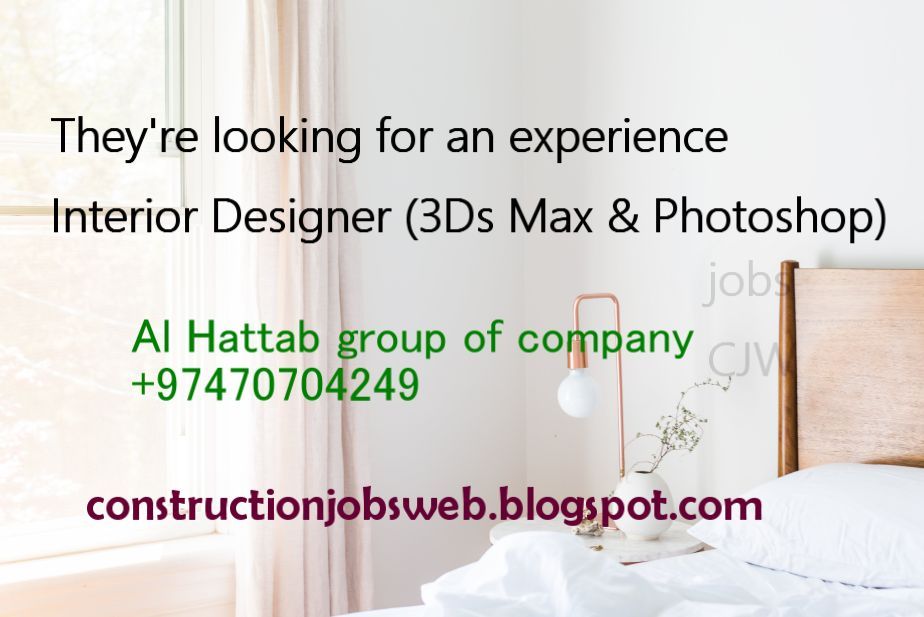 Interior Designer Vacancy