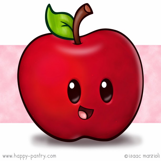 clipart happy apple - photo #12